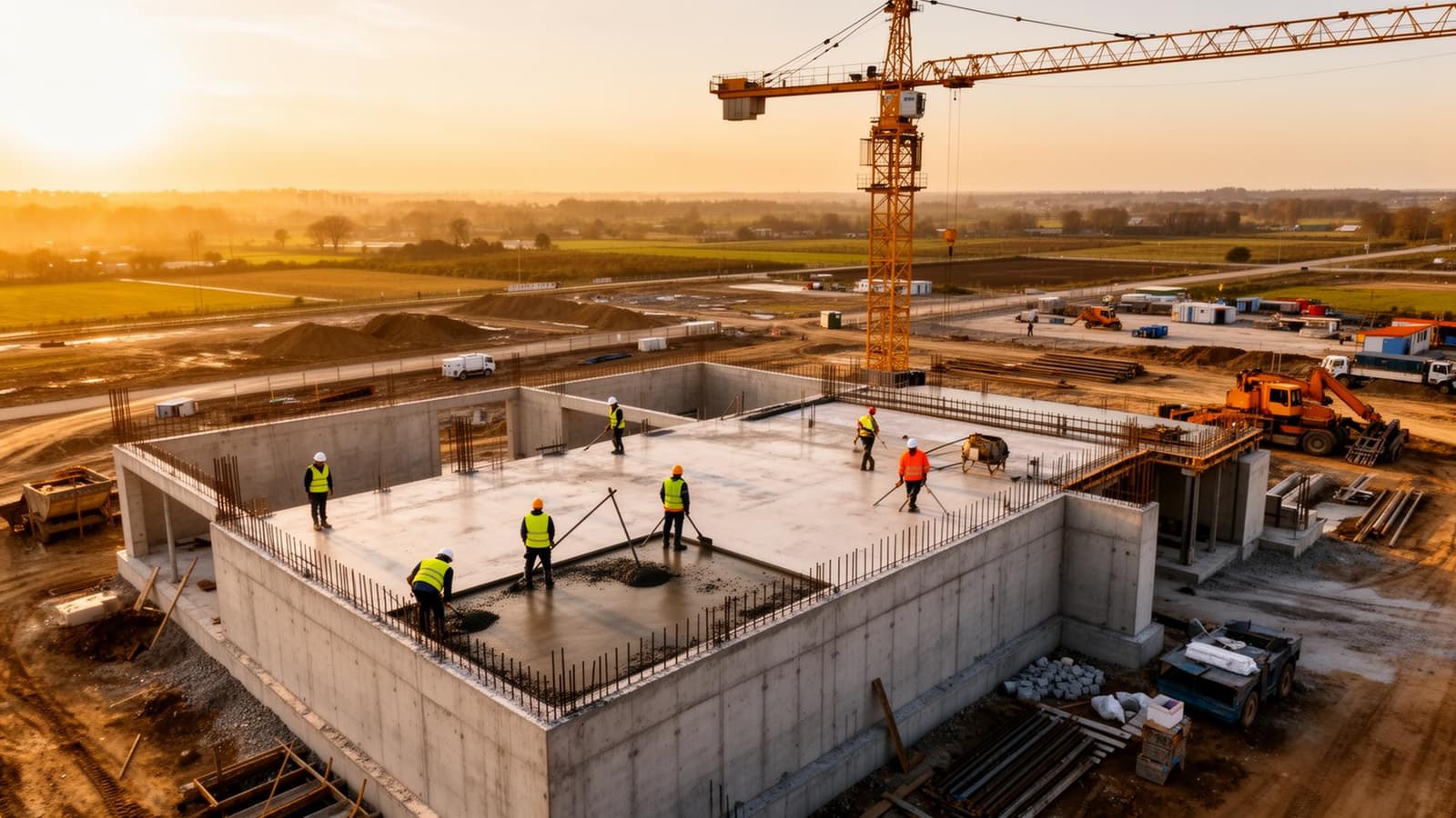 Șantier de construcții profesional